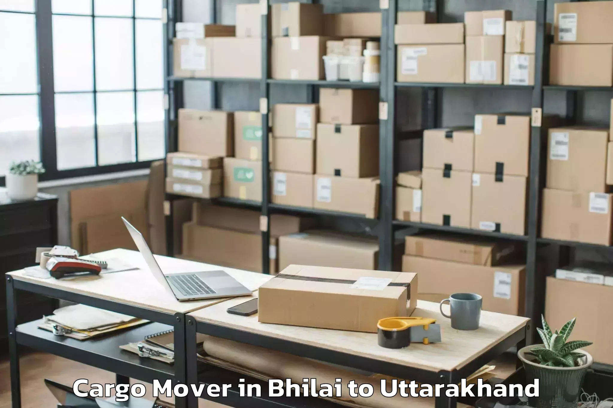 Professional Bhilai to Barkot Cargo Mover